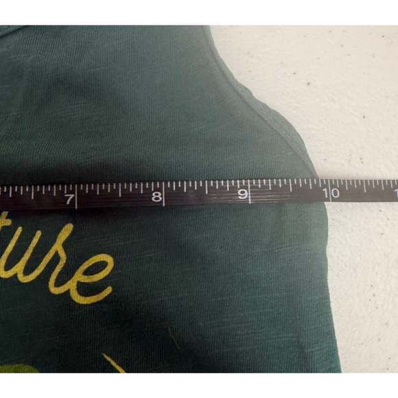 United By Blue Women's Organic Tank Top Adventure is Calling XXS Green Outdoors - Picture 7 of 7